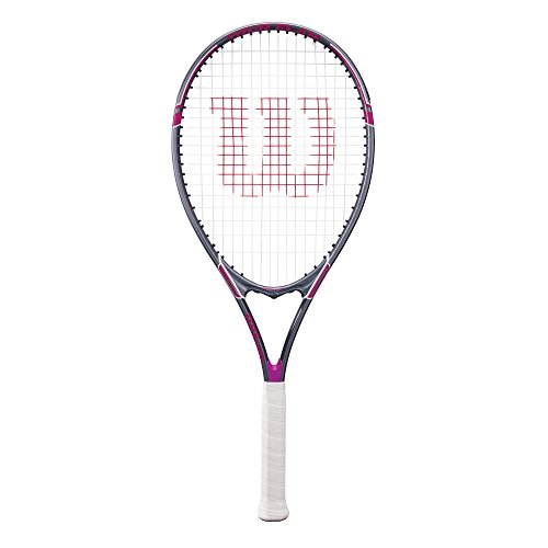 Wilson Tour Slam Freizeit-Tennisschläger für Erwachsene, Griffgröße 5,1-11,4 cm, Pink/Grau von Wilson