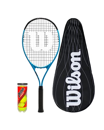 Wilson Ultra Power XL 112 Tennisschläger, inkl. Performance-Abdeckung und 3 Tennisbällen von Wilson