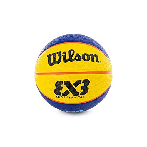 Wilson Unisex-Adult FIBA 3X3 MINI RUBBER BASKETBALL BROWN, von Wilson