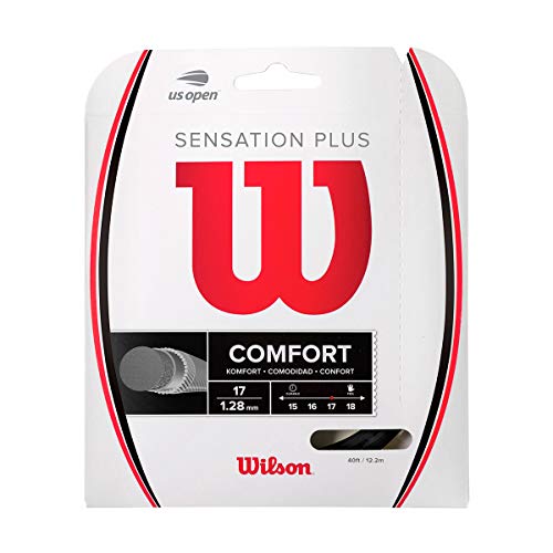 Wilson Unisex-Adult Sensation Plus Tennissaite, Schwarz, 17G EU von Wilson