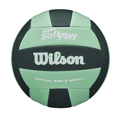 Wilson Volleyball Super Soft Play, Kunstleder, Outdoor und Indoor-Volleyball, Beachvolleyball von Wilson