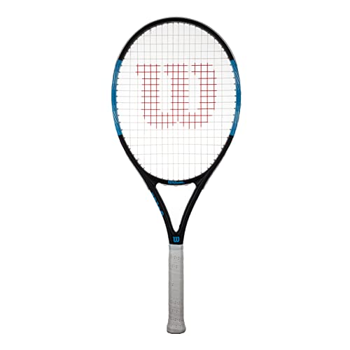 wilson Ultra Elite 105 Erwachsene Tennisschläger (erhältlich in Griffgrößen 1 bis 4) (Grip 2 (4 1/4 Zoll)), Schwarz, Blau, Weiß von Wilson