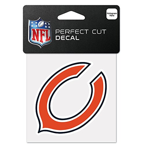 NFL Chicago Bears 63040015 Perfect Cut Color Decal, 10,2 x 10,2 cm, Schwarz von Wincraft