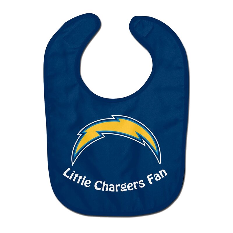NFL Los Angeles Chargers Team Color All Pro Little Fan Baby Lätzchen von WinCraft