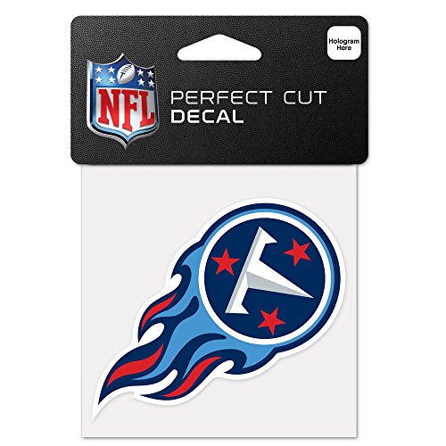 WinCraft NFL Tennessee Titans 63097011 Perfect Cut Color Decal, 10,2 x 10,2 cm, schwarz von Wincraft