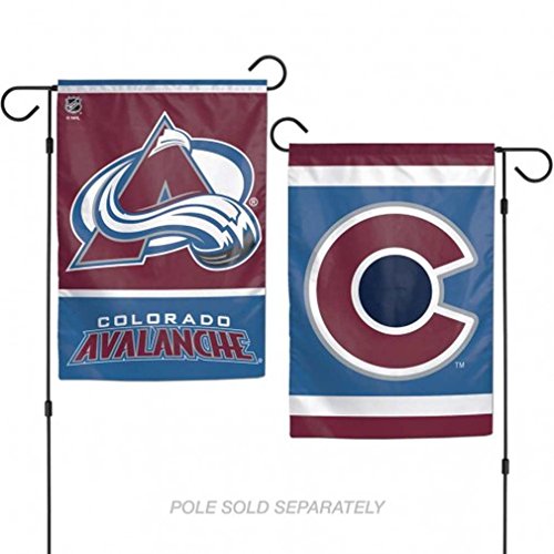 NHL Colorado Lawinen-Flagge, 30,5 x 45,7 cm, Gartenstil, zweiseitige Flagge, Teamfarben, Einheitsgröße von Wincraft