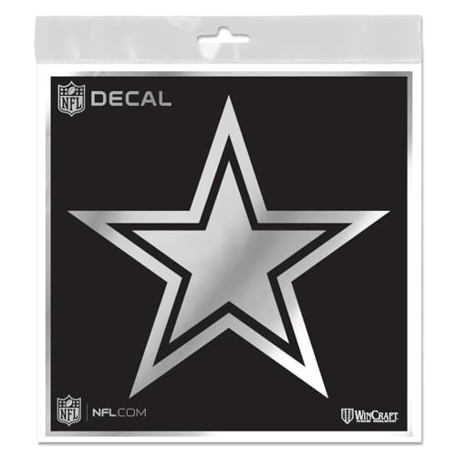 Wincraft Aufkleber 15x15cm - NFL METALLIC Dallas Cowboys von Wincraft