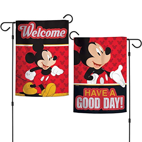 WinCraft Mickey Mouse 12.5" x 18" 2-Sided Garden Flag (Have A Good Day) von Wincraft