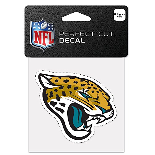 WinCraft NFL Jacksonville Jaguars 63049013 Perfect Cut Color Decal, 10,2 x 10,2 cm, Schwarz von Wincraft