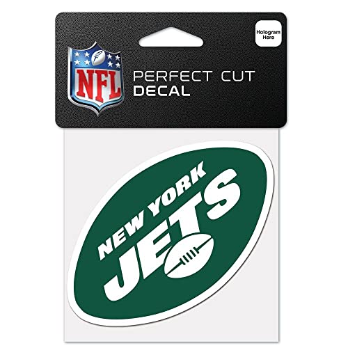 WinCraft NFL New York Jets 63060011 Perfect Cut Color Decal, 10,2 x 10,2 cm, Schwarz von Wincraft