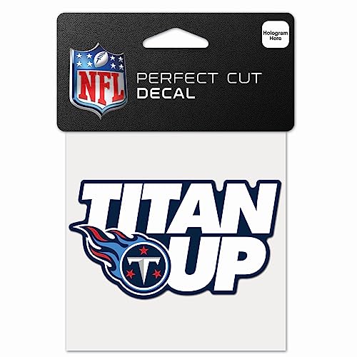 Wincraft NFL Perfect Cut 10x10cm Aufkleber Tennessee Titans Slogan von Wincraft