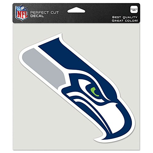 WinCraft NFL Seattle Seahawks 80861012 Perfect Cut Color Decal, 20,3 x 20,3 cm, Schwarz von Wincraft