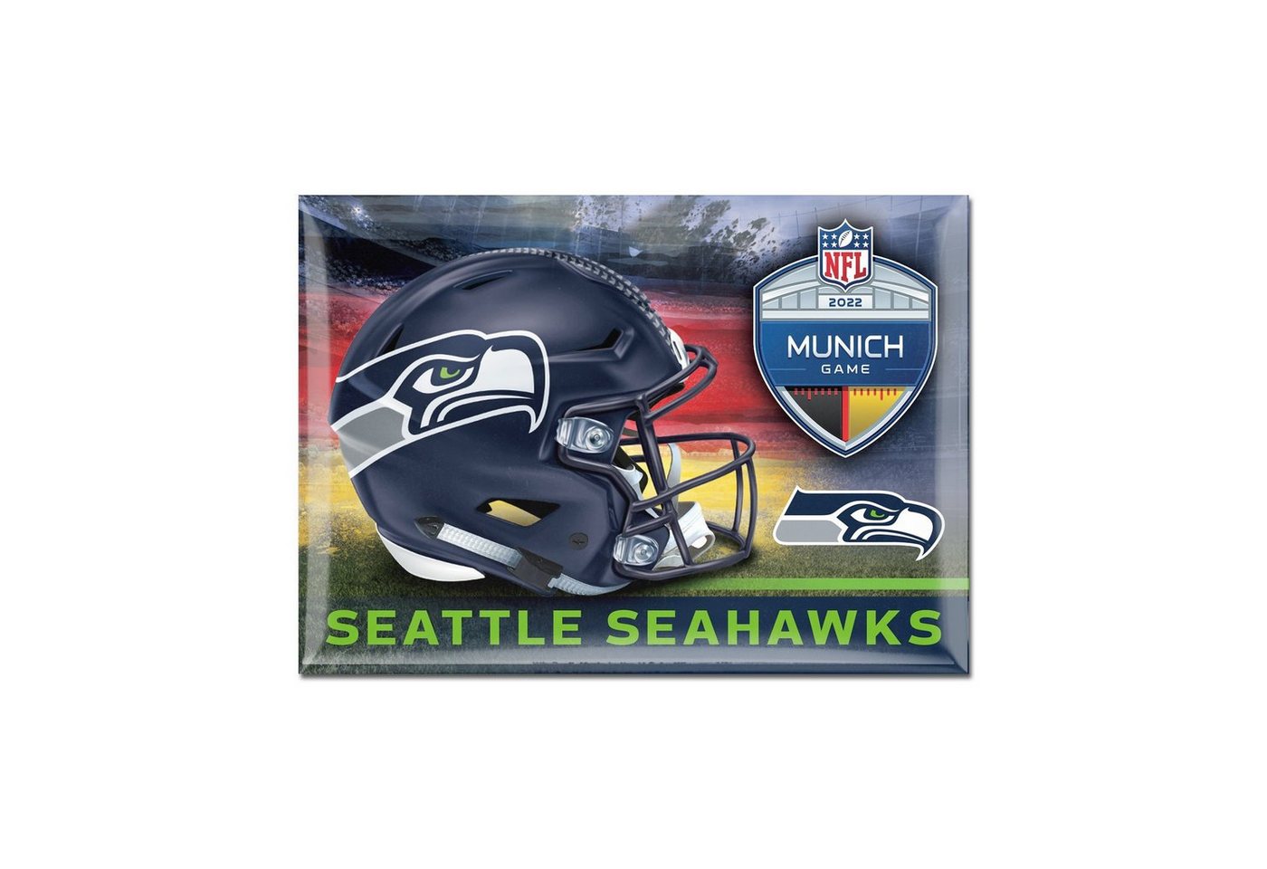 WinCraft Wanddekoobjekt NFL Game KühlschrankMagnet Seattle Seahawks von WinCraft