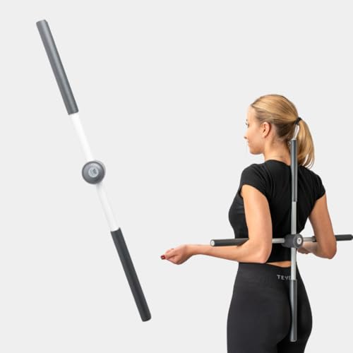 Winch Yoga Stick: Haltungskorrektur, Mobilitätstraining für Frauen. Effektive Unterstützung für oberen/untereren Rücken, Schulter & Nacken. Schmerzlinderung, Yoga-Zubehör.Grau von Winch