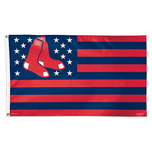 WinCraft MLB Boston Red Sox 02740115 Deluxe-Flagge, 90 x 152 cm von Wincraft