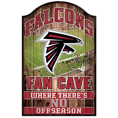 NFL Atlanta Falcons Holzschild, 27,9 x 43,2 cm, schwarz 05283010 von Wincraft