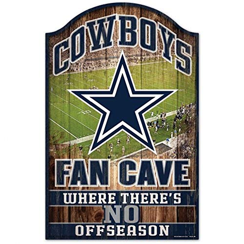 NFL Dallas Cowboys Fan Cave Holzschild, 27,9 x 43,2 cm von Wincraft