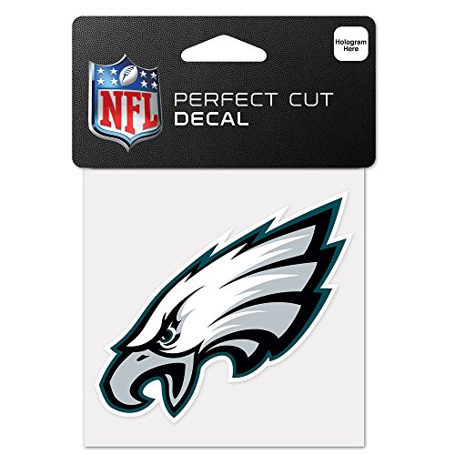 NFL Philadelphia Eagles 63062011 Perfect Cut Color Decal, 10,2 x 10,2 cm, Schwarz von Wincraft