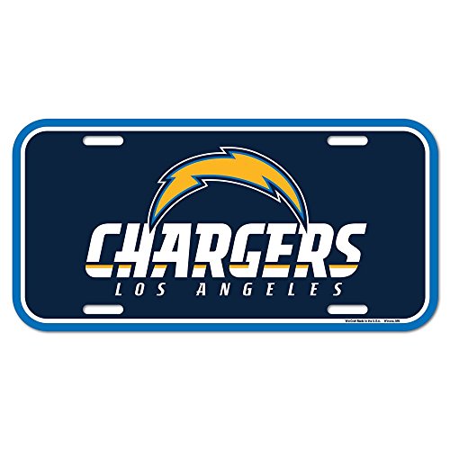 NFL San Diego Chargers Nummernschild, Team-Farbe, Einheitsgröße von Wincraft