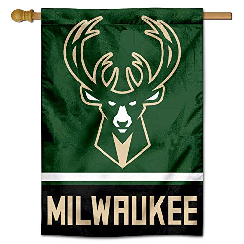 WinCraft Milwaukee Bucks Two Ply and Double Sided House Flag von Wincraft