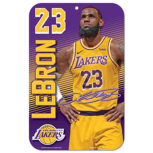 WinCraft NBA LeBron James Los Angeles Lakers Schild, Tafel von Wincraft