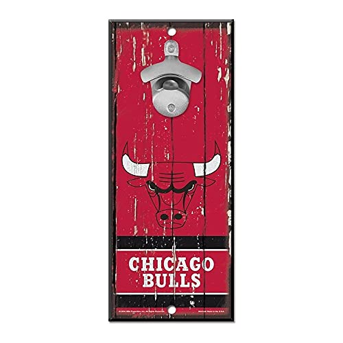 Wincraft Chicago Bulls NBA Schild mit Flaschenöffner von Wincraft