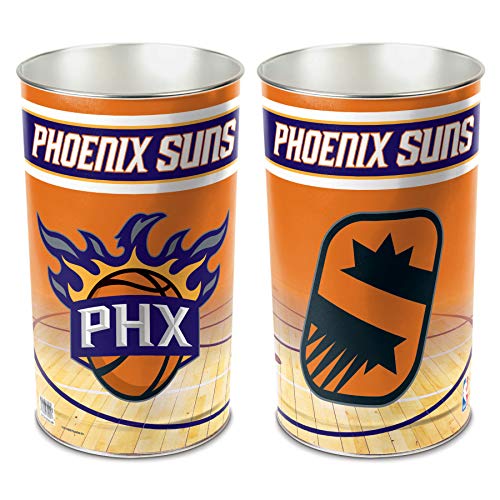 WinCraft Haus 8008214 Team Effort Phoenix Suns Abfalleimer, konisch, 38,1 cm hoch, schwarz, 15" H von Wincraft