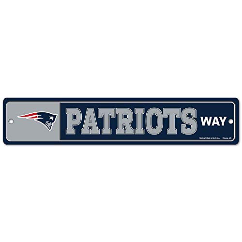 Wincraft NFL New England Patriots 83503010 Street/Zone Zeichen, 11,4 x 43,2 cm von Wincraft