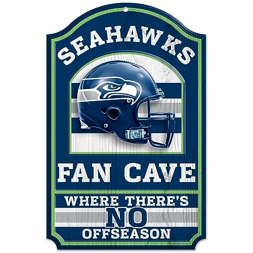 Wincraft NFL Seattle Seahawks Fan Cave Sign Holzschild von Wincraft