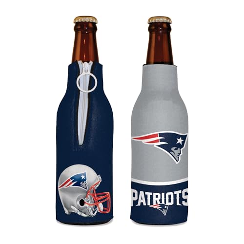 Wincraft New England Patriots NFL Flaschenkühler, zweiseitiges Design, mit Reißverschluss von Wincraft