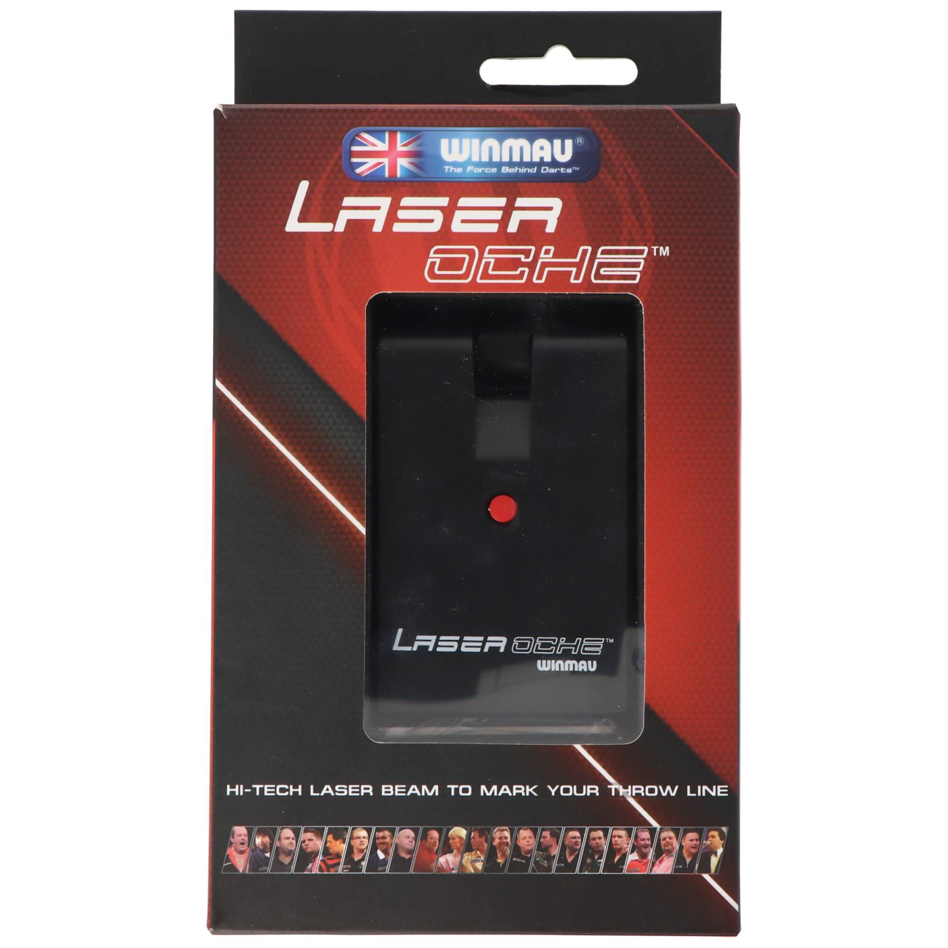 Laser Oche von Winmau HighTech Laser inklusive 2 Panasonic Alkaline Batterien von Winmau
