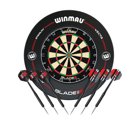 Winmau Blade 6 Set mit 2 Sets Darts und Blade 6 Surround von Winmau