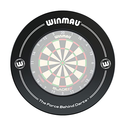 WINMAU Printed Black Dartscheibe Surround Suitable for All Bristle Dartboards von WINMAU