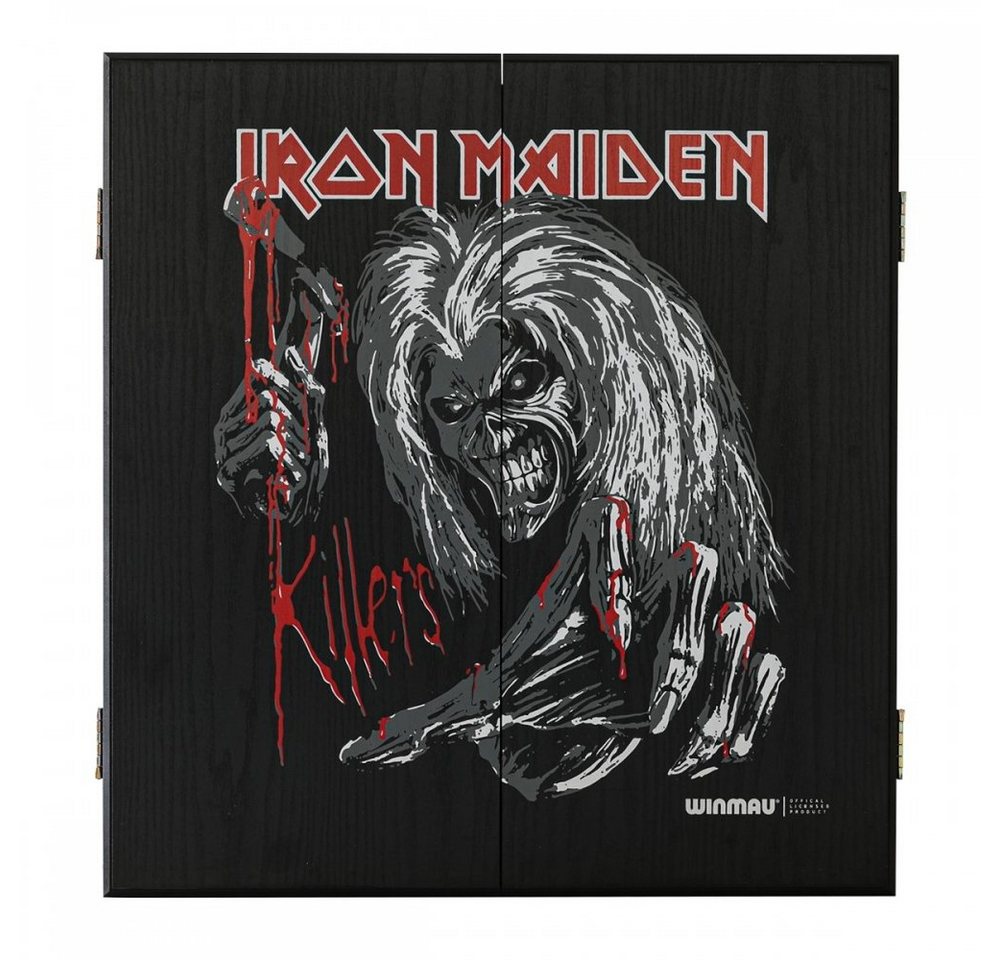 Winmau Dartscheibe Cabinet Iron Maiden Killers, (Packung), Iron Maiden Killers-Design von Winmau