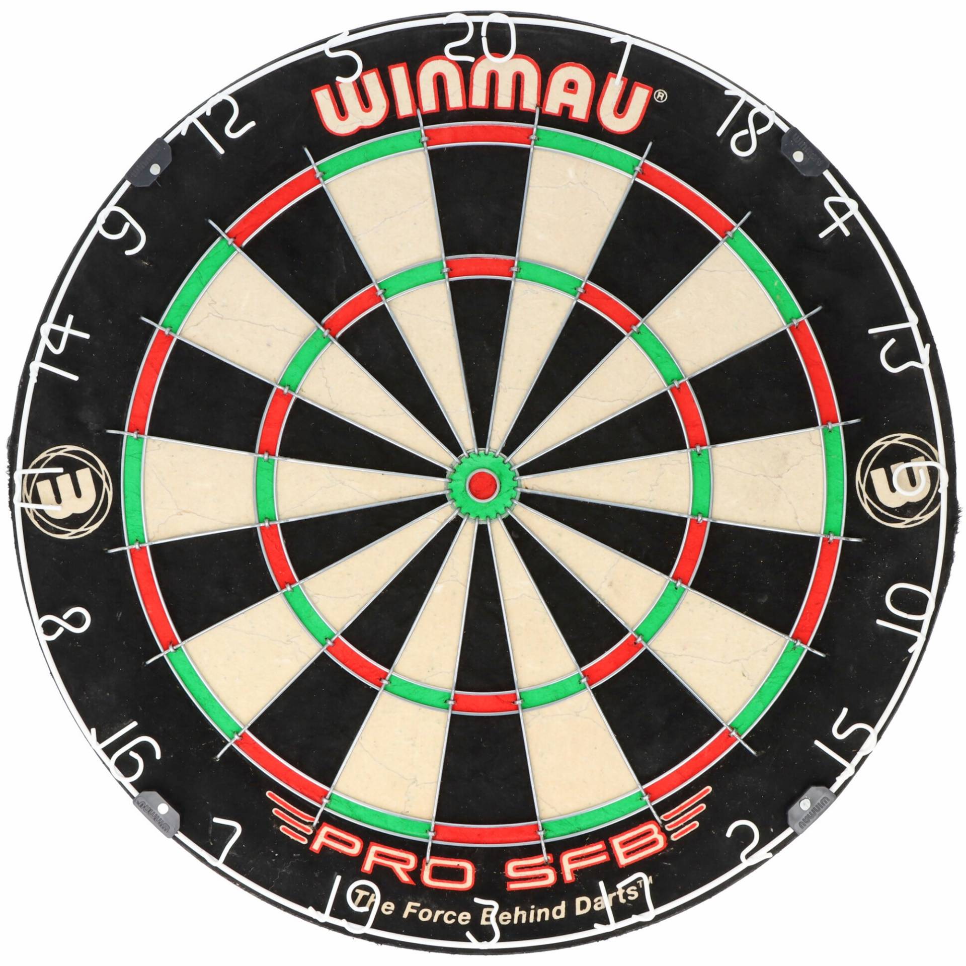 Winmau Pro SFB Steel Dartboard, Sisal mit Wandhalterung von Winmau