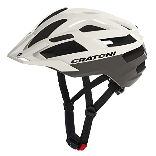 Cratoni Winora Unisex – Erwachsene Cratoni C-Boost (MTB) Helme, Weiß Matt, S-M von Cratoni