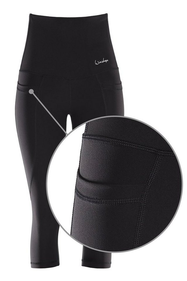 Winshape Leggings ¾-Functional Comfort HWL215C High Waist mit praktischen Taschen von Winshape