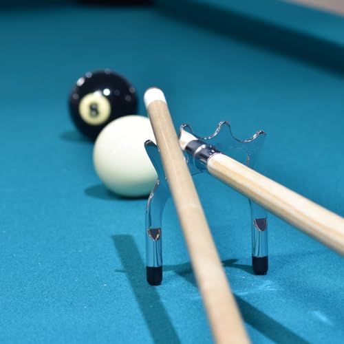 Winsport Brückenqueue einteilig 145cm für Pool und Snooker inkl. Queuebrücke Chrom flach von Winsport