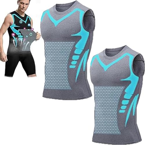 Ion Shaping Vest, 2024 Neue Shaping Weste, Ion Shaping Ärmelloses Shirt (2PCS-B,3XL) von WitmAn