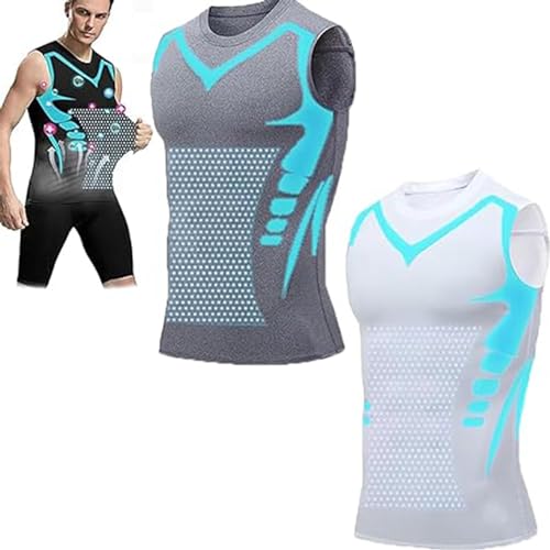 Ion Shaping Vest, 2024 Neue Shaping Weste, Ion Shaping Ärmelloses Shirt (2PCS-F,4XL) von WitmAn