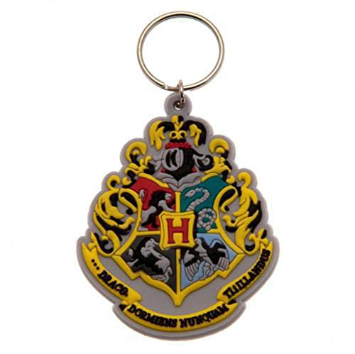Wizarding World RK38453C Hogwarts Harry Potter Schlüsselanhänger aus Gummi, Cartoon, Mehrfarbig, 4.5 x 6 cm von Pyramid International