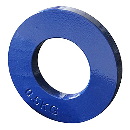 Bruchgewichte Bruchgewichte Mini-Hantelscheiben Kraftplatten Scheibenzubehör Blau 0,5 kg von Wlauqueta
