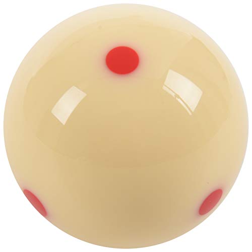 Wlauqueta Queue-Ball mit 6 roten Punkten, 5,7 cm, 57 mm, Pro Cup, Billardpool, Snooker, Praxis von Wlauqueta