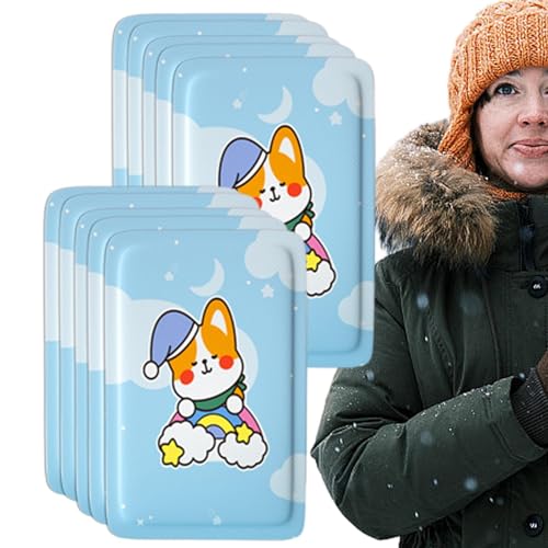 Wlikmjg Körperwärmer für kaltes Wetter | Cartoon-Taschenwärmer 10 Stück - Mini-Wärmepackung, selbsterwärmender Handwärmerbeutel für Frauen, Kinder, Geburtstag von Wlikmjg