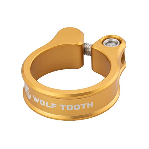 Wolf Tooth Präzisionsgefertigte Sattelstützenklemme (Gold, 34,9 / 35 mm) von Wolf Tooth Components