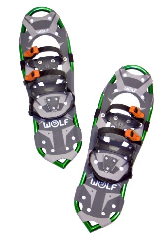 WOLF Nature 25 Schneeschuhe (Snow Shoes, Schneewanderschuhe, Schneeschuhwandern, Eisschuhe, Schuhe-Krallen, Boa, Harscheisen, Steig Ski, Snow Feat, Tiefschneeschuhe, Spikes, Fersenriemen) von WOLF