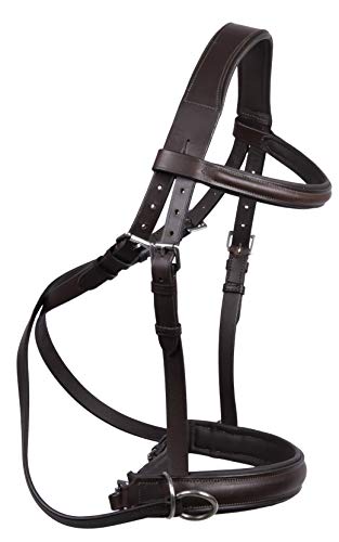Wonder Care - Trensenzaum Gebisslos mit Zügeln - Vollleder - Bitless Bridle with Reins - Braun Wonder Care - Trensenzaum Gebisslos mit Zügeln - Vollleder - Bitless Bridle with Reins - Braun von Wonder Care