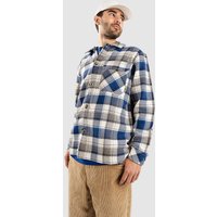 Woodbird Glixto Heck Hemd navy von Woodbird