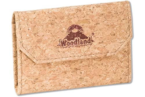 Woodland VEGAN Schlüsseltasche mit Schnellverschluss-Haken Naturkork von Woodland