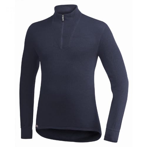 Woolpower 200 Turtleneck Long Sleeve Zipp Shirt Men - Unterwäsche, dunkelblau - M von Woolpower
